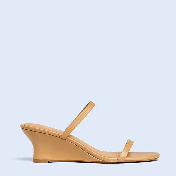 New MADEWELL The Kimmy Wedge Sandal in Amber Brown $128 NR004 - Picture 2 of 9